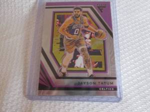 lot 85 image: 2022-23 Flux Jayson Tatum Card...
