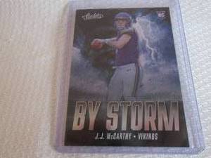 lot 94 image: 2024 Absolute JJ McCarthy Rookie By...