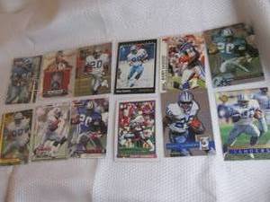 lot 96 image: Assorted Barry Sanders Cards...