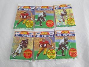 lot 134 image: 6-1990 Score Series 2 Football Pack...