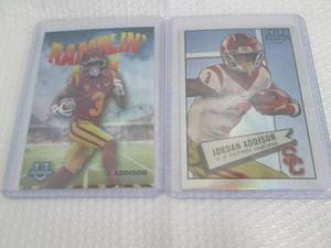 lot 137 image: 2023 Bowman Jordan Addison Rookie C...