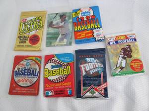 lot 141 image: 7-Assorted Card Packs...