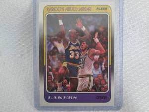 lot 160 image: 1988-89 Fleer Kareem Abdul-Jabbar C...