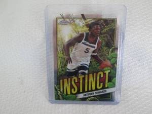 lot 174 image: 2025 Chrome Anthony Edwards Card...