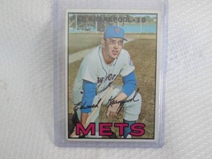 lot 177 image: 1967 Topps Ed Kranepool Card...