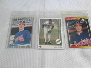 lot 198 image: 1990 John Smoltz Rookie Cards...