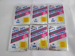 lot 200 image: 6-1991 Pacific Pro Football Plus Pa...