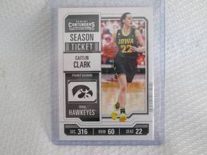 lot 206 image: 2024 Contenders Caitlin Clark Card...