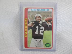 lot 215 image: 1978 Topps Ken Stabler Card...