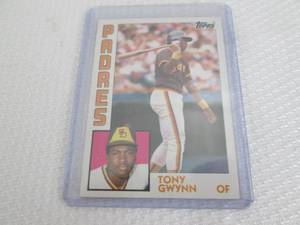 lot 249 image: 1984 Topps Tony Gwynn Card...