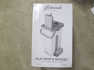 New Essential Living flat mop and b...
