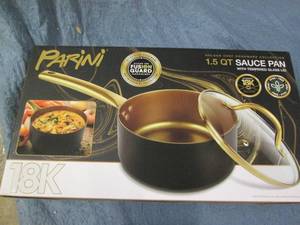 lot 26 image: New Parini 1.5qy sauce pan...