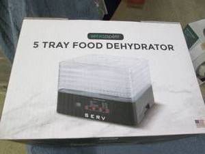lot 47 image: New 5 tray food dehydrator...