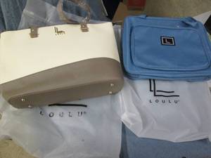 lot 62 image: Hand bacg and carrier...