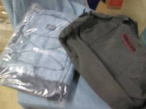 lot 63 image: Backpack and hand bag...