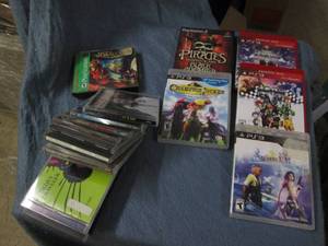 lot 85 image: Lot of PlayStation games and CD mus...