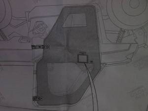 lot 96 image: Upper doors with steel frame for Po...