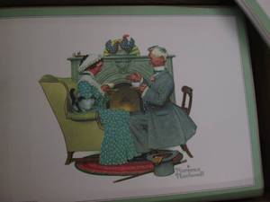 lot 151 image: Assorted laminated Norman Rockwell ...