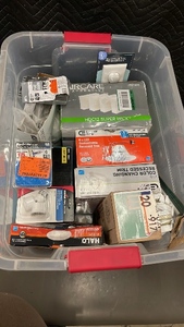 lot 9 image: 6in LED Recessed Trim Kit - Assorted Brands (Halo, Hampton Bay, Commercial Electric)