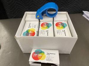 lot 20 image: Color Cafe Tape Dispenser - (Lot of 4)