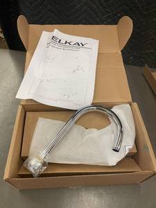 lot 24 image: Elkay GN05L2 Single Control Faucet - DeckWall Mount - Chrome Finish - 1.5 GPM