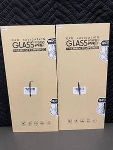 lot 139 image: Glass Pro Premium Tempered Car Navigation Screen Protector 2-Pack