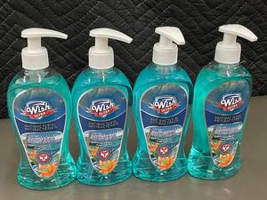 lot 193 image: Wish Ultra Antibacterial Liquid Hand Soap - Tropical Beach 13.5 FL OZ (400 mL) - 4-Pack