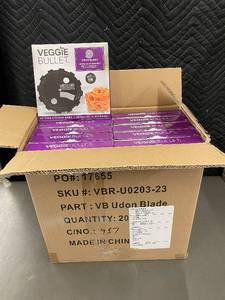 lot 214 image: Veggie Bullet VB Udon Blade 20-Pack
