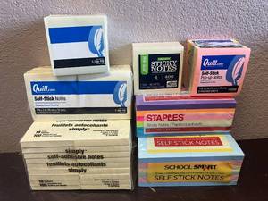 lot 29 image: Assorted Sticky Notes