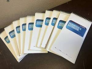 lot 45 image: Reporters Notebooks