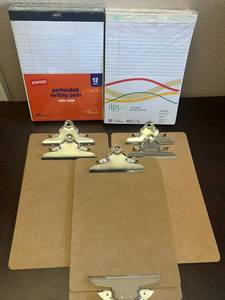lot 47 image: Bulk Writing Pads and Clipboards