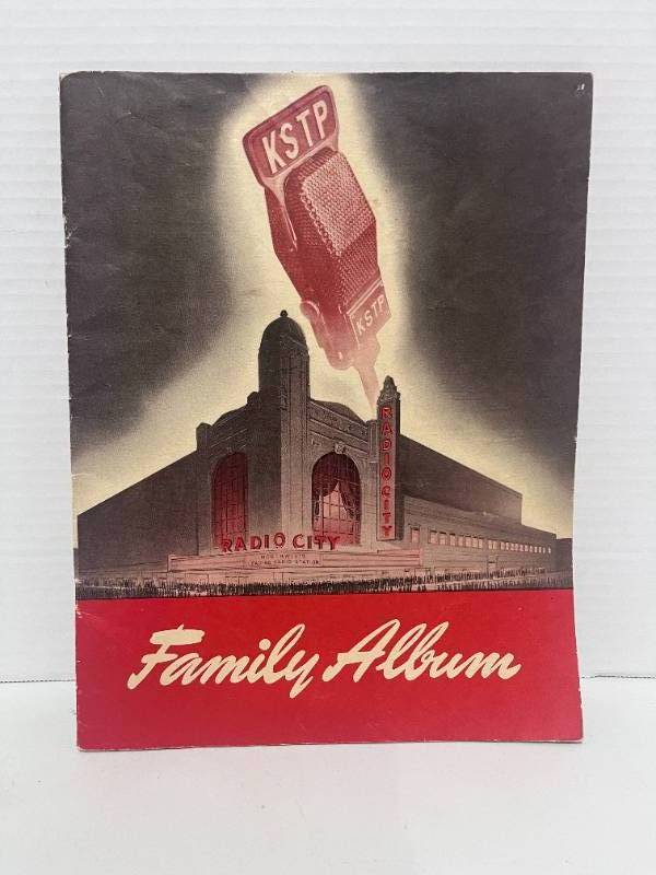 lot 38 image: 1945 KSTP Radio City Family Album Booklet