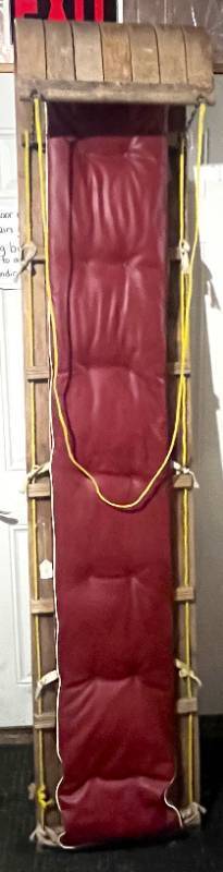 lot 98 image: Vintage 6.5 Toboggan with Cushion Seat