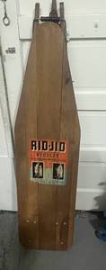 lot 64 image: Vintage Wooden Ironing Board