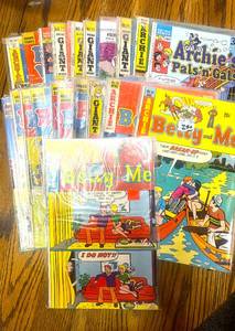 lot 97 image: #2 Lot of 20 Vintage Comic Books Betty and Me, Betty and Veronica, Archies Pals n Gals