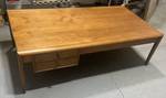 Mid Century Modern Coffee Table Designed for Drexel by Barney Flagg as part of the Parallel line