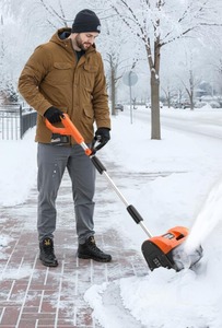 lot 101 image: Electric Snow Shovel 20V with Battery $139.99 Retail - Brand New