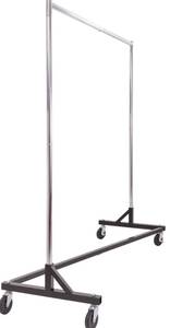 lot 103 image: Commercial Garment Rolling Rack Heavy Duty $99.99 Retail - Brand New