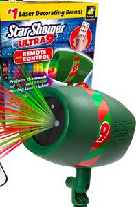lot 115 image: Star Shower Ultra Outdoor Laser Light $59.99 Retail - Brand New