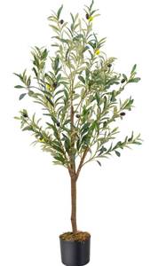 lot 132 image: Artificial Olive Tree with Pot 4ft
