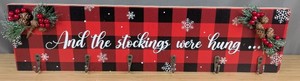 lot 151 image: Christmas Stocking Sign - Brand New