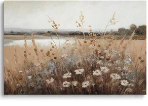 lot 168 image: Wildflower Printed Canvas 24 x 16 $34.99 Retail - Brand New