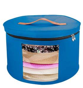 lot 193 image: Round Storage Container Navy Blue - Brand New