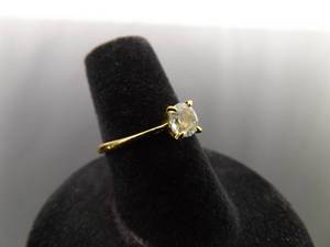 lot 72 image: .925 Sterling Silver Zirconia Solitaire Ring Size 6