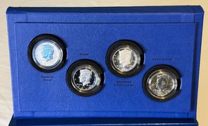 2014 50th Anniversary Kennedy Half Dollar - 4 Coin Set (Reverse Proof, Proof, Enhanced Uncirculated, Uncirculated) - original package with COA