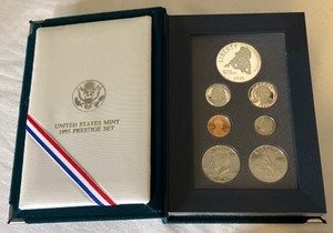 lot 21 image: 1995 Civil War Battlefield Commemorative 7 Coin Set - original package with COA