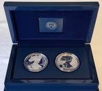 2012 S-American Eagle - SILVER Proof 2 Coin Set - original package with COA