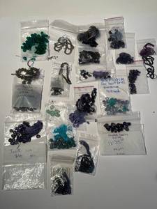 lot 69J image: Lot of Assorted Gemstone Beads and Strands - Iolite, Fluorite, Labradorite, Others