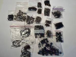 lot 74J image: Collection of Smoky Quartz Beads and Gemstone Strands Assorted Sizes