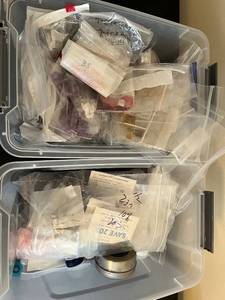 lot 207J image: Bulk Lot of Assorted Gemstone Beads and Jewelry Making Supplies